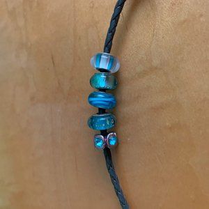 Blue Pandora Charm Set